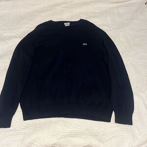 Lacoste men’s size 7 navy blue sweater